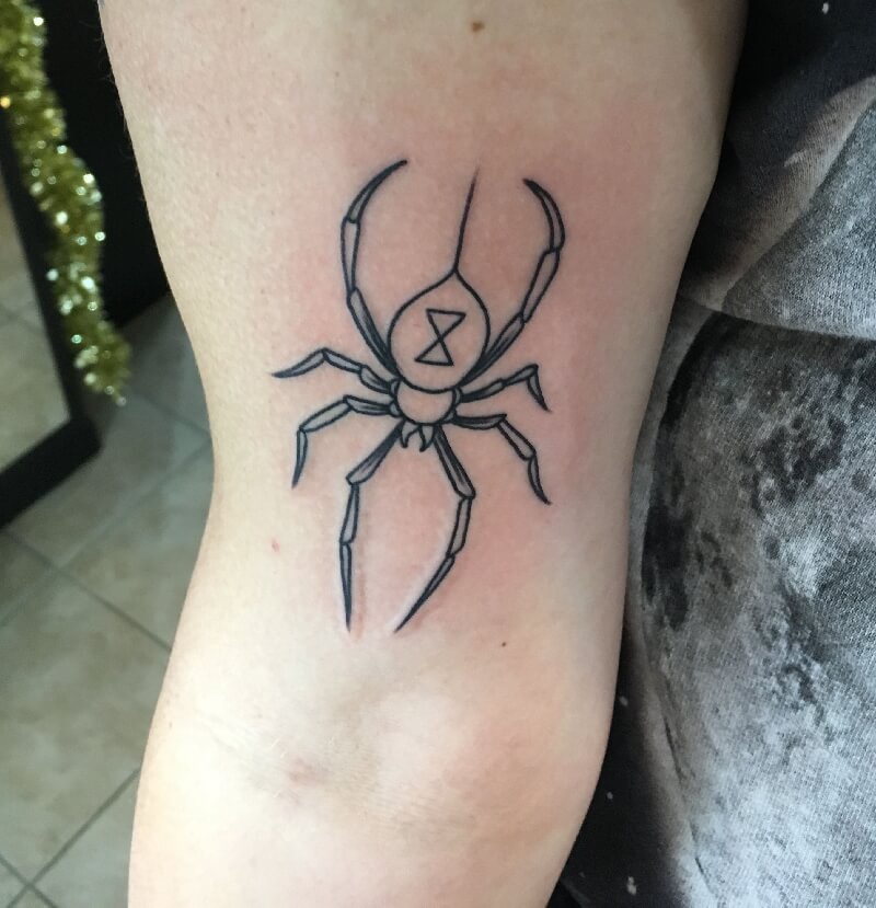 тату паук - татуировка паук -значение тату паук - тату паук эскизы - тату с пауком фото